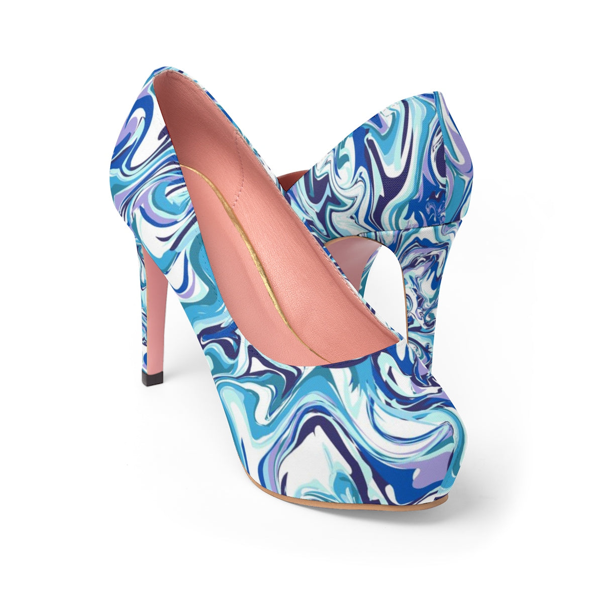 Blue Marble Women's Platform Heels